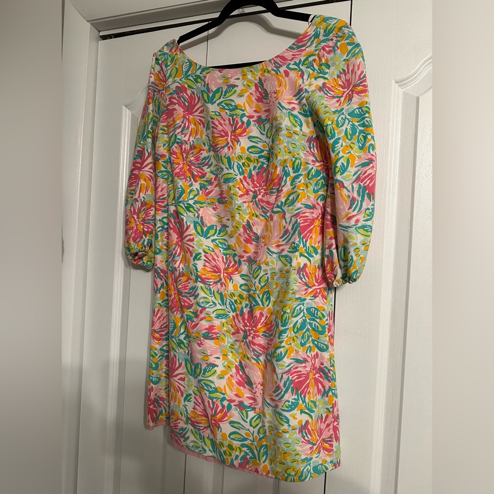 Lilly Pulitzer Little Lilet Cindy Silk Blend Floral Dress
